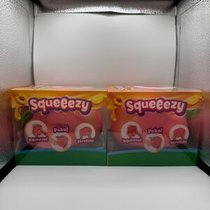 Sunny Days - Squeeezy Peach *100% Authentic* Viral Sensory Squish Toy (Set of 2)